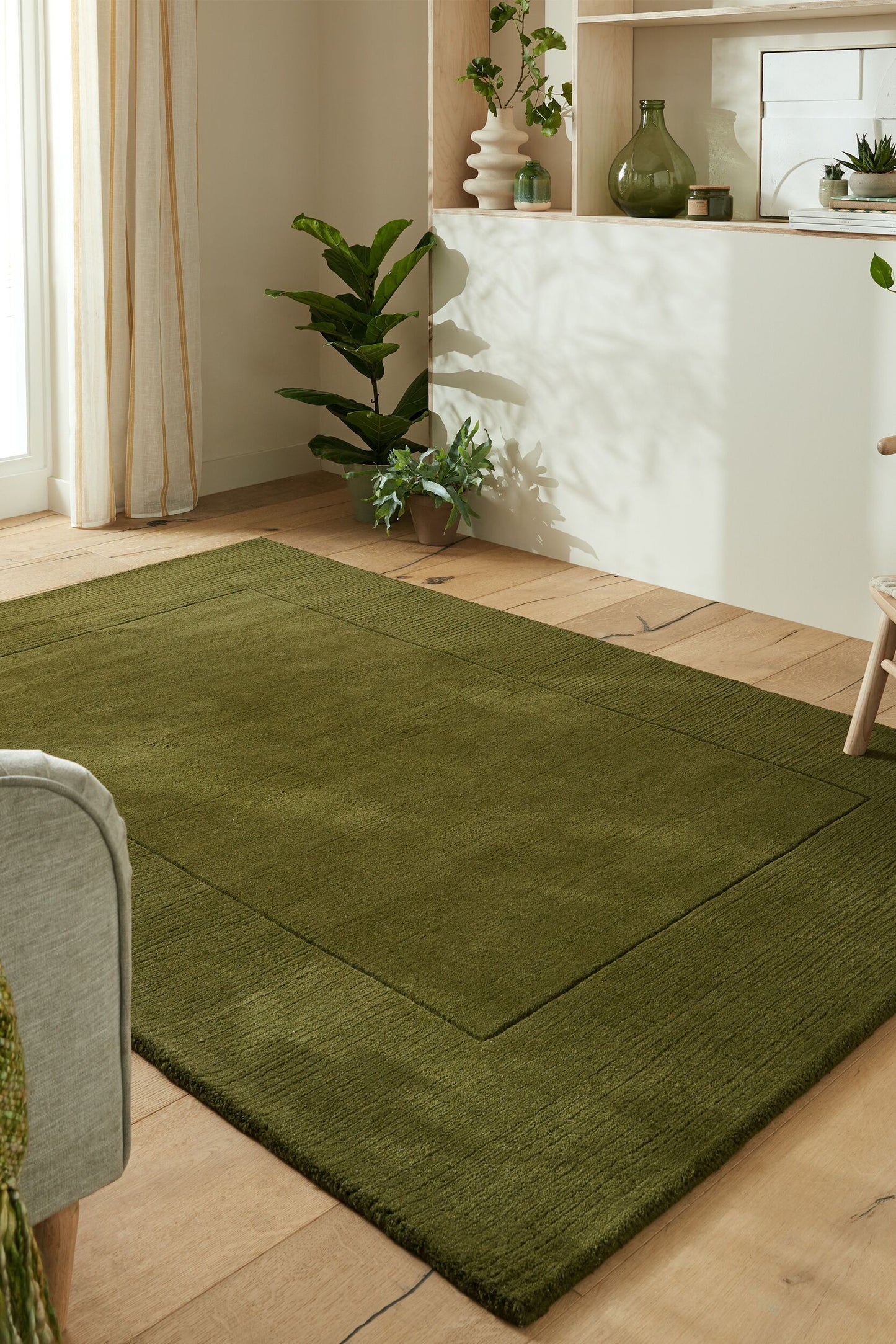 TEXTURED WOOL BORDER